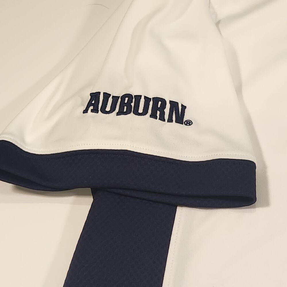 Auburn‎ Tigers Polo Shirt Mens XL Short Sleeve KA Knights Blue Colorbock Stretch - Picture 5 of 10